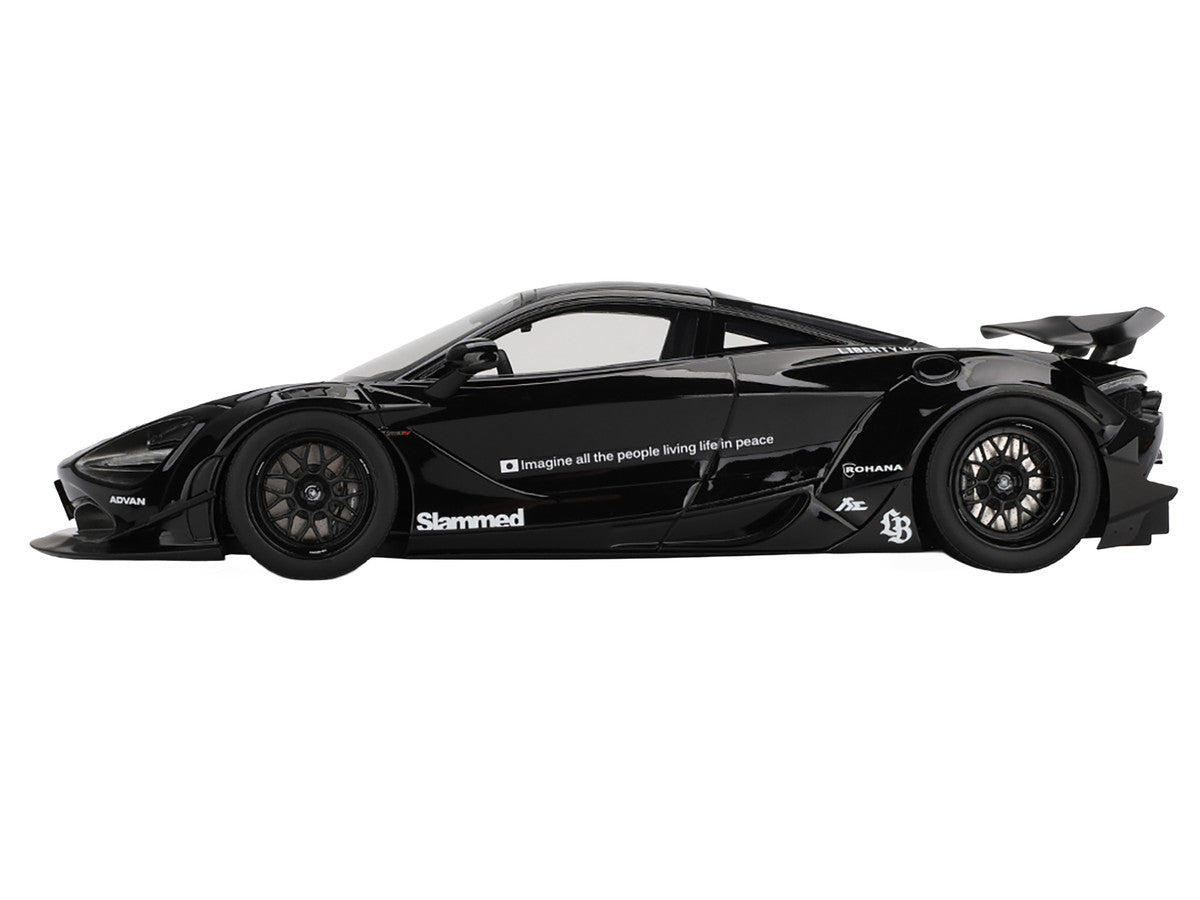 McLaren 720S "LB-Works" Black "Tokyo Auto Salon 2024" 1/18 Model Car by Top Speed 4