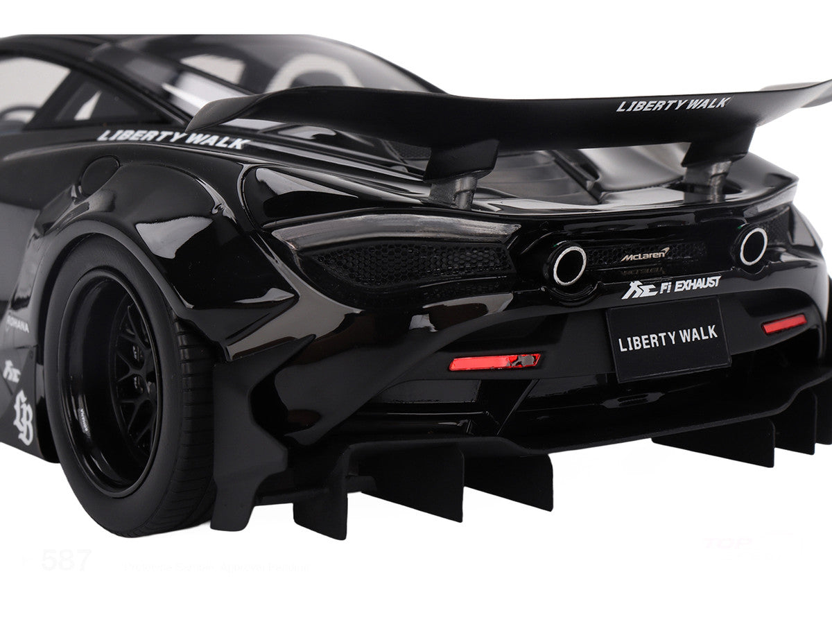 McLaren 720S "LB-Works" Black "Tokyo Auto Salon 2024" 1/18 Model Car by Top Speed 5
