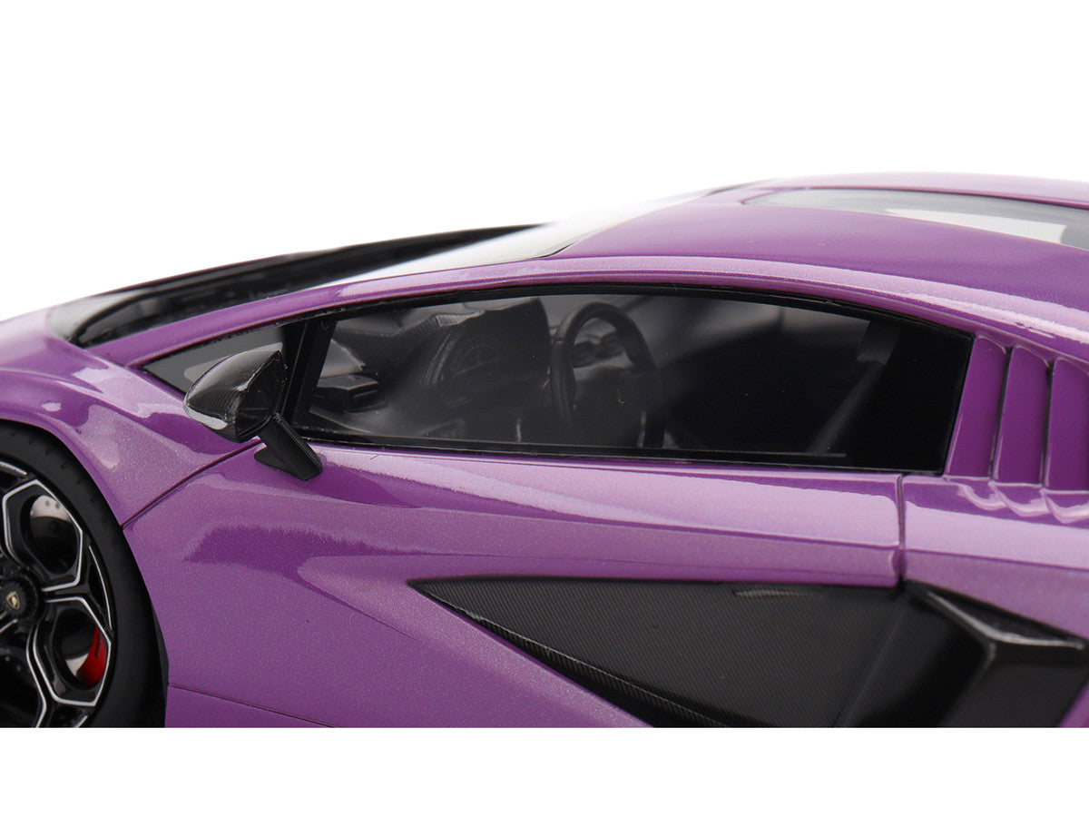 Lamborghini Countach LPI 800-4 Viola 30th Purple Metallic 1/18 Model Car by Top Speed 4