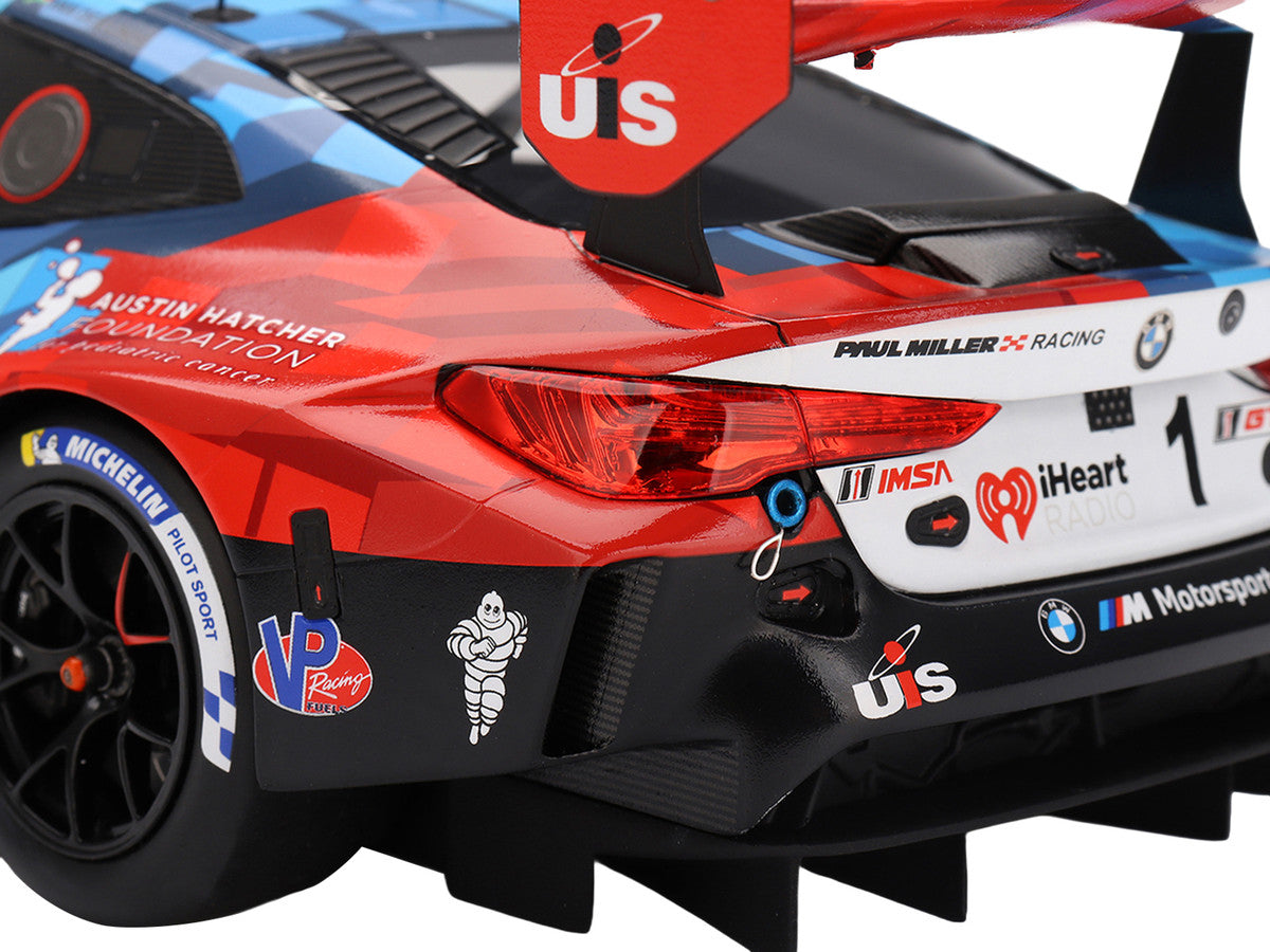 BMW M4 GT3 EVO #1 Connor De Phillippi - Madison Snow - Neil Verhagen - Kelvin van der Linde "Paul Miller Racing" IMSA "24 Hours of Daytona" (2025) 1/18 Model Car by Top Speed 2