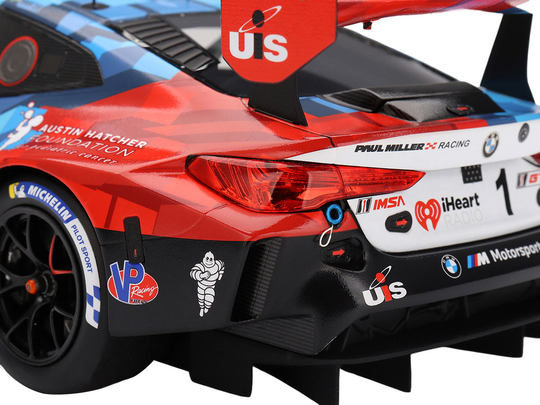 BMW M4 GT3 EVO #1 Connor De Phillippi - Madison Snow - Neil Verhagen - Kelvin van der Linde "Paul Miller Racing" IMSA "24 Hours of Daytona" (2025) 1/18 Model Car by Top Speed 2