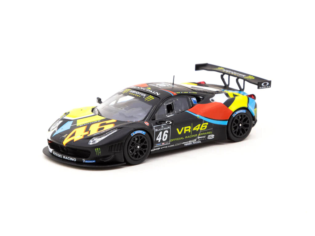 Ferrari 458 Italia GT3 Blancpain Endurance Series 2012 #46 – NURBURGRING 1:64 Scale Diecast Model by Tarmac Works