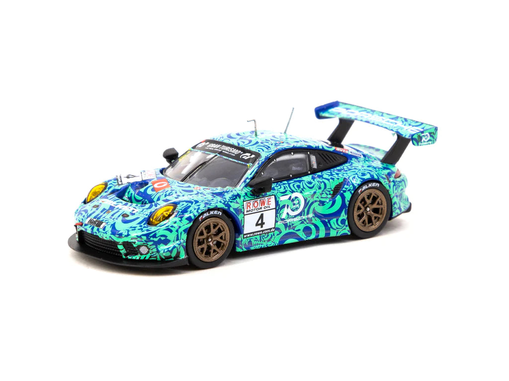 Porsche 911 GT3 R VLN Endurance Racing Championship Nürburgring 2018 #4 1:64 Scale Diecast Model by Tarmac Works