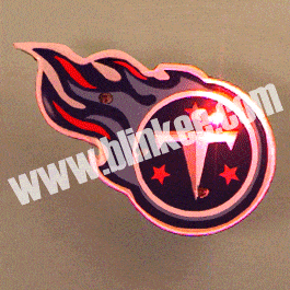 Tennessee Titans Officially Licensed Flashing Lapel Pin