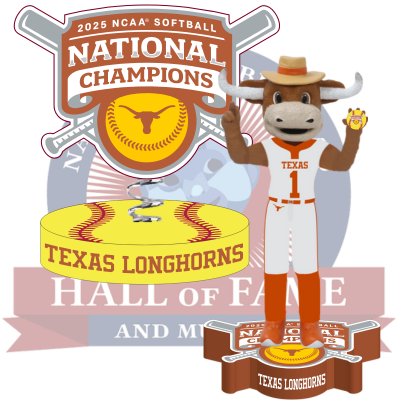 Texas Longhorns 2025 Softball National Champions Bobbleheads 
