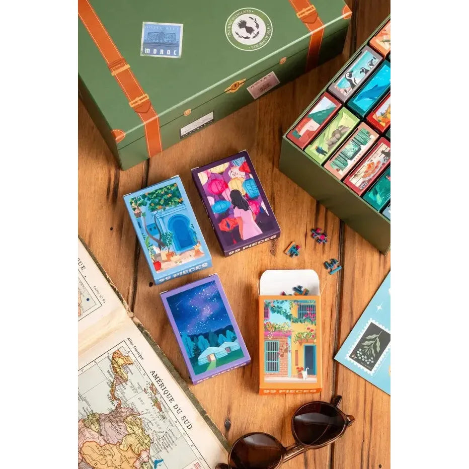 The Memory Trunk Set of 24 99 Piece Mini Jigsaw Puzzles Trevell 3