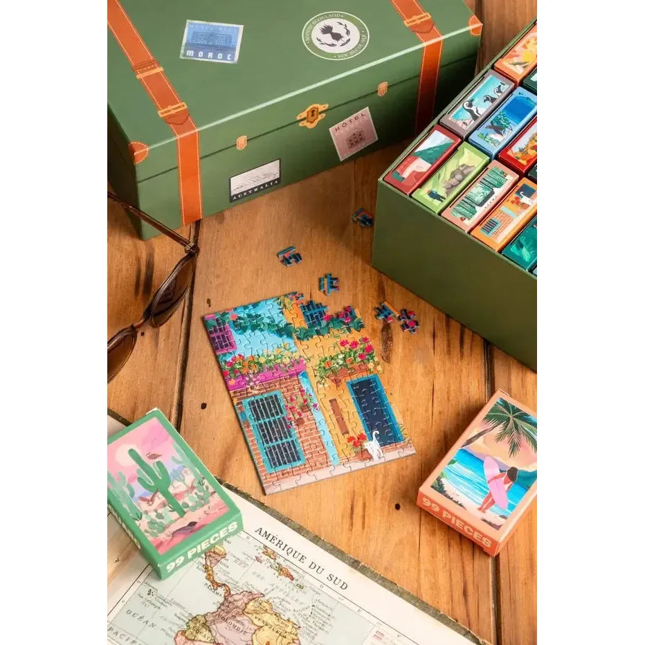 The Memory Trunk Set of 24 99 Piece Mini Jigsaw Puzzles Trevell 4
