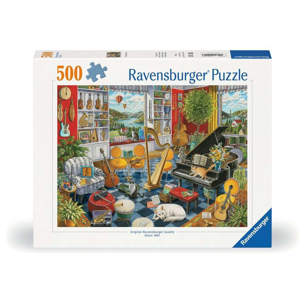 Rompecabezas de 500 piezas "La Sala de Música" de Ravensburger