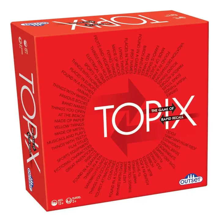 Topix rapid recall party and family board game by Outset