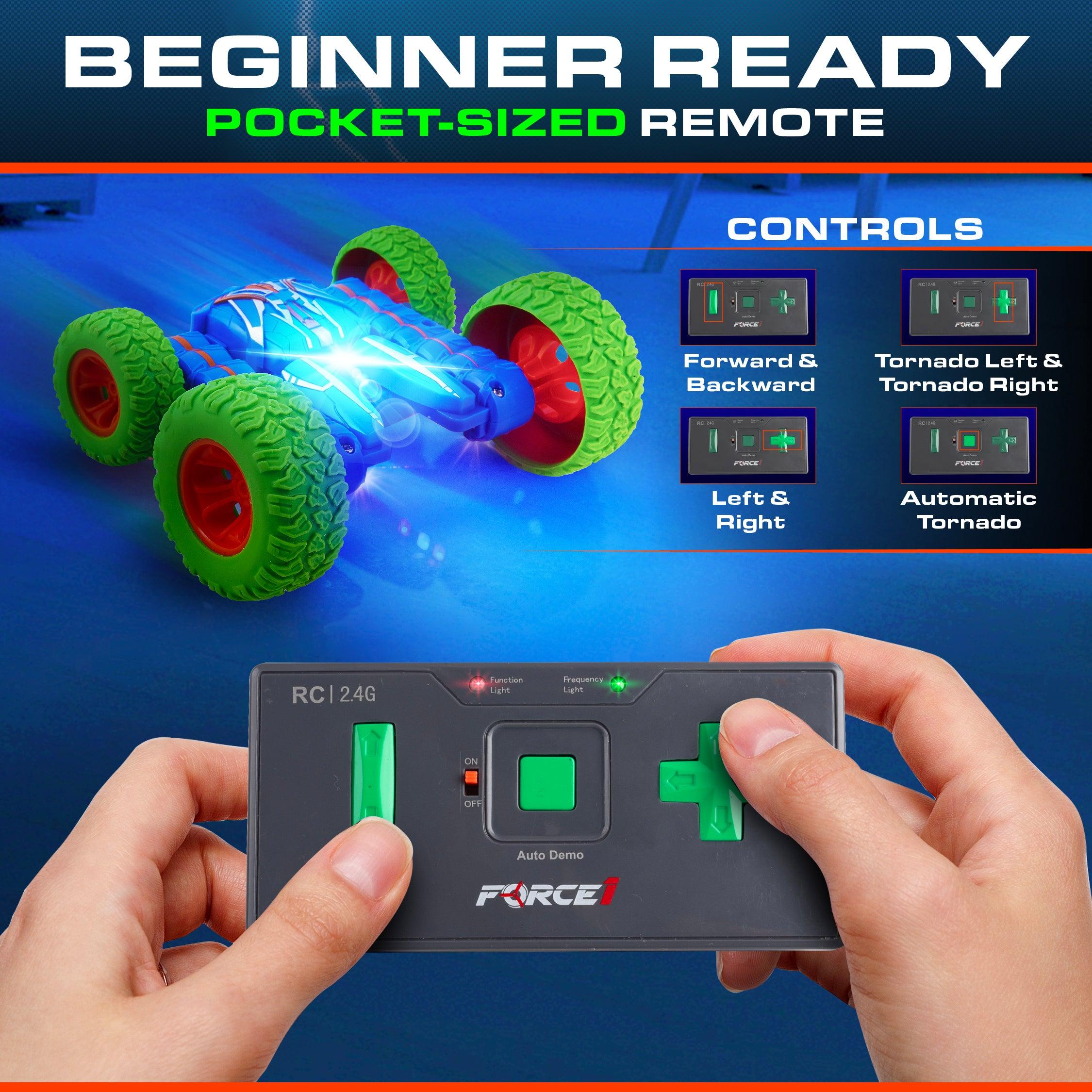 Mini LED Tornado Remote Control (RC) Car 4