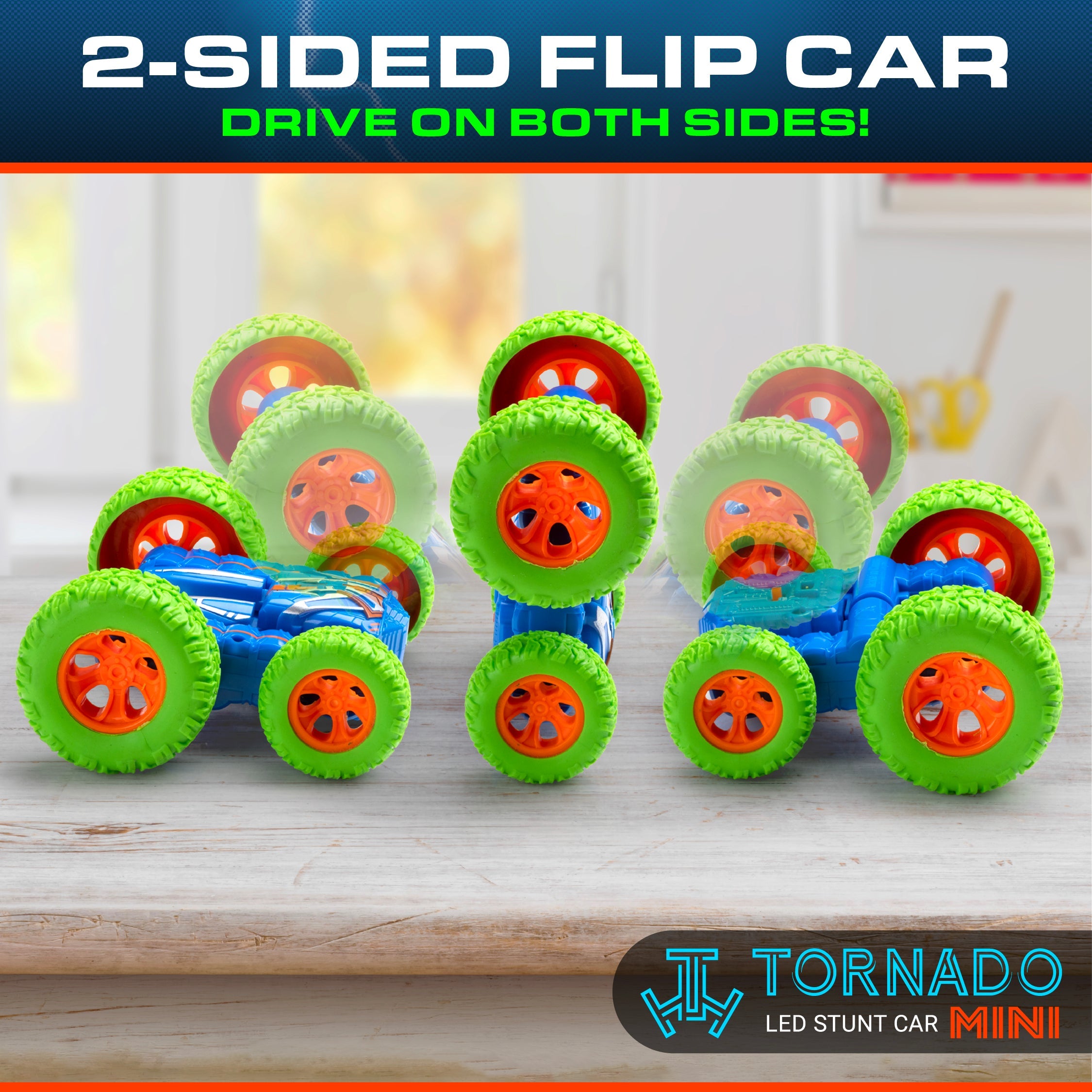 Mini LED Tornado Remote Control (RC) Car 3