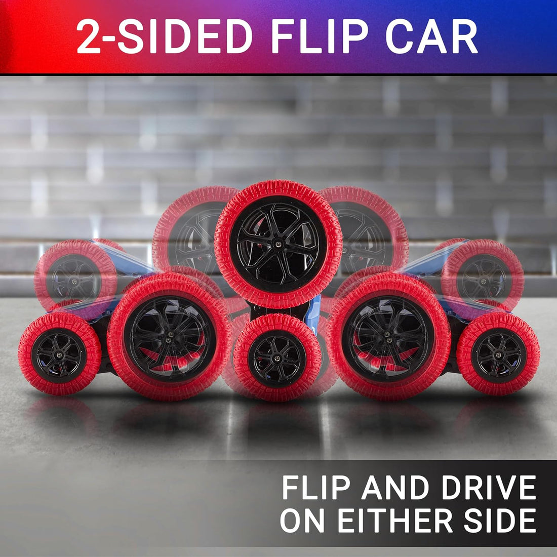 Tornado+ LED Remote Control (RC) Stunt Car 3