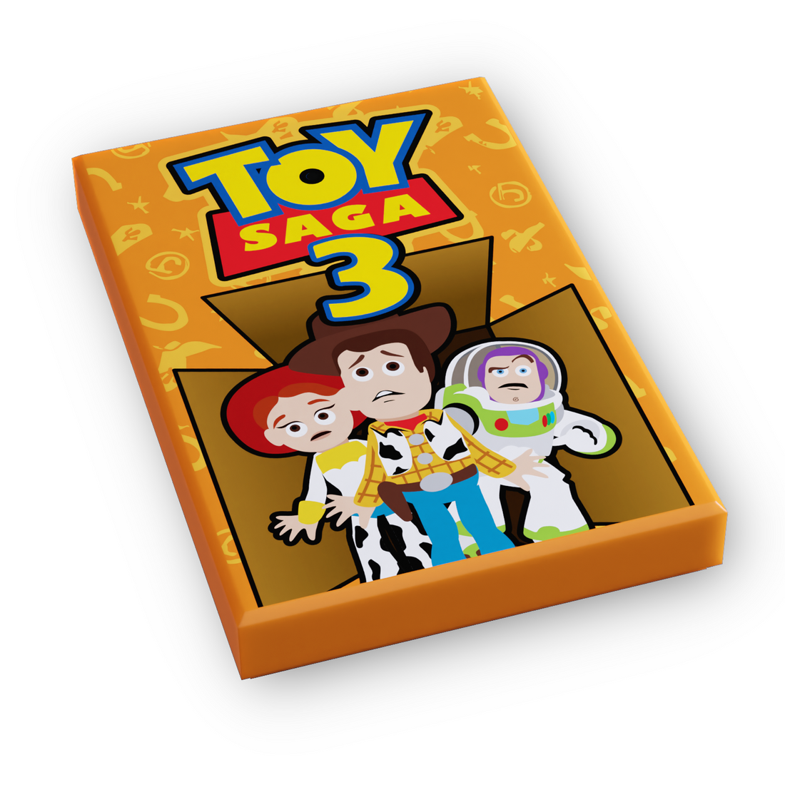 Toy Saga 3 Movie Cover (2x3 Tile) for Lego