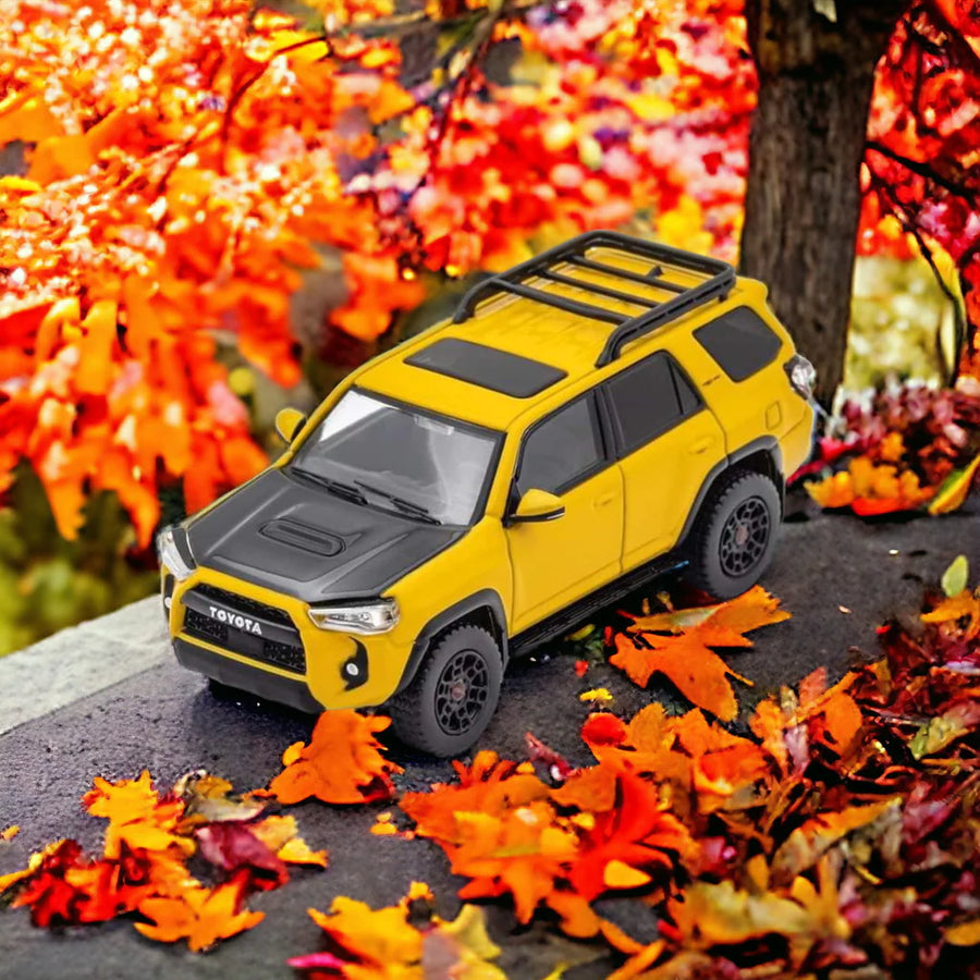 Toyota 4 Runner SUV 4x4 Off Road in Yellow 1:64 Diecast by GCD
