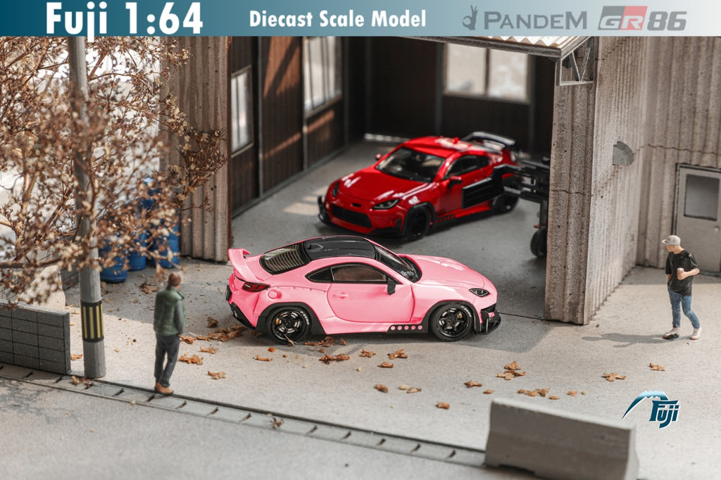 ミニカー YOSHIHIKO FUJIMOTO ToyotaPandemGR86RocketBunny_Fu