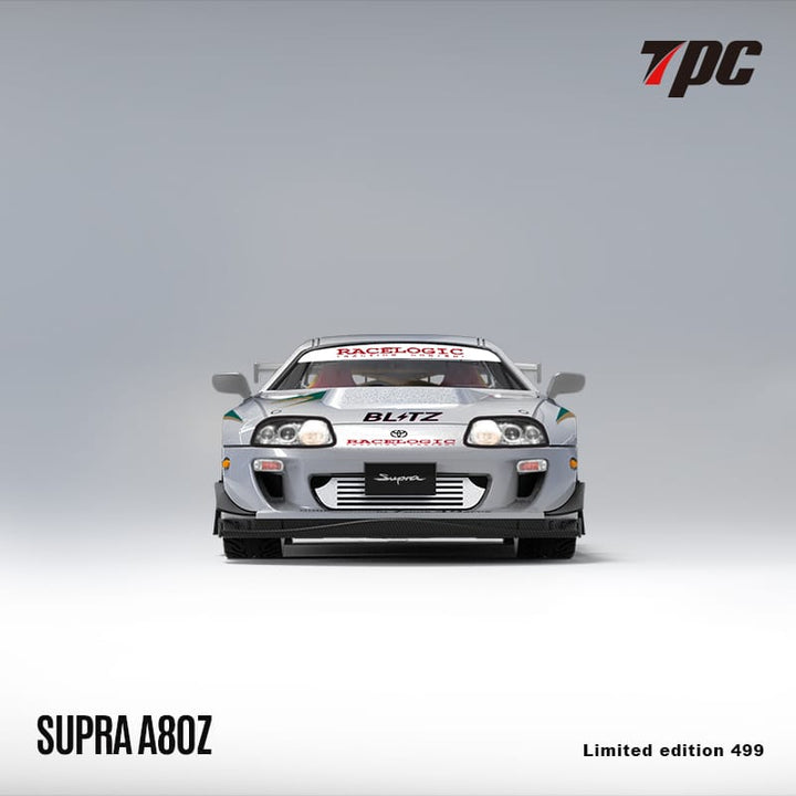 Toyota Supra A80Z with Figurine 1:64 Scale Diecast Model by TPCFront View