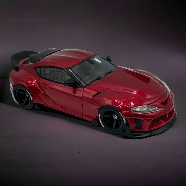 Toyota Supra GR in Metallic Red 1:64 Resin model by ATOZ