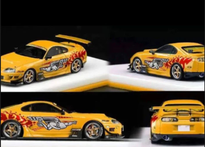 Toyota Supra JZA80 Paul Walker Need For Speed Tribute 1:64 Diecast by YM Model Multi Views