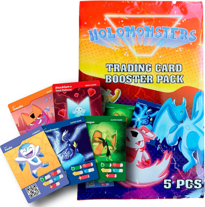 Holomonsters 3D Hologram Game Trading Card Booster Pack