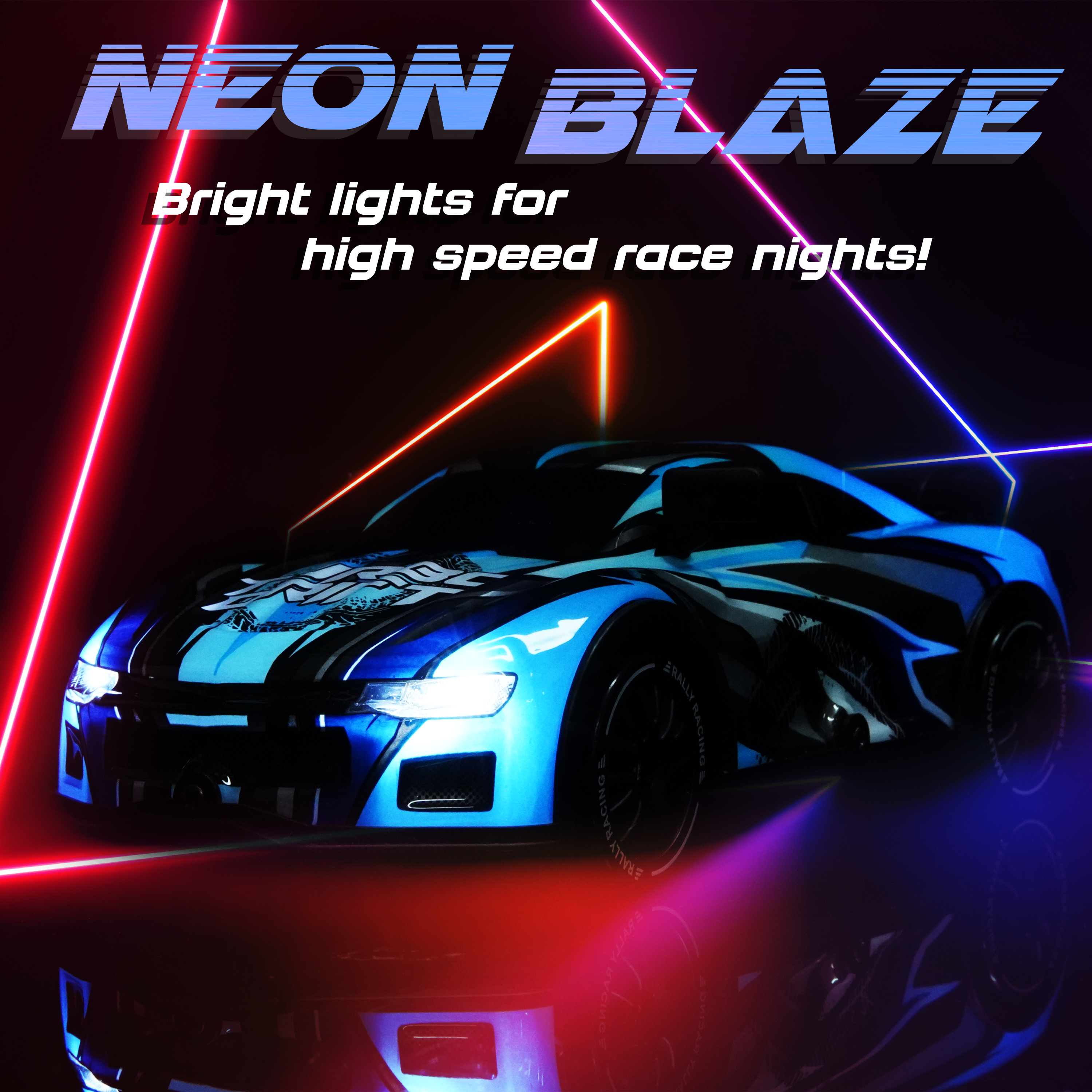 Force1 High-Speed Drift Remote Control (RC) Car – Blue 3