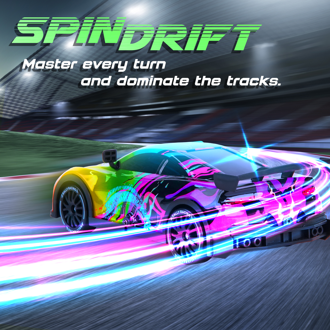 Force1 High-Speed Turbo Drift Racing Remote Control (RC) Car 4