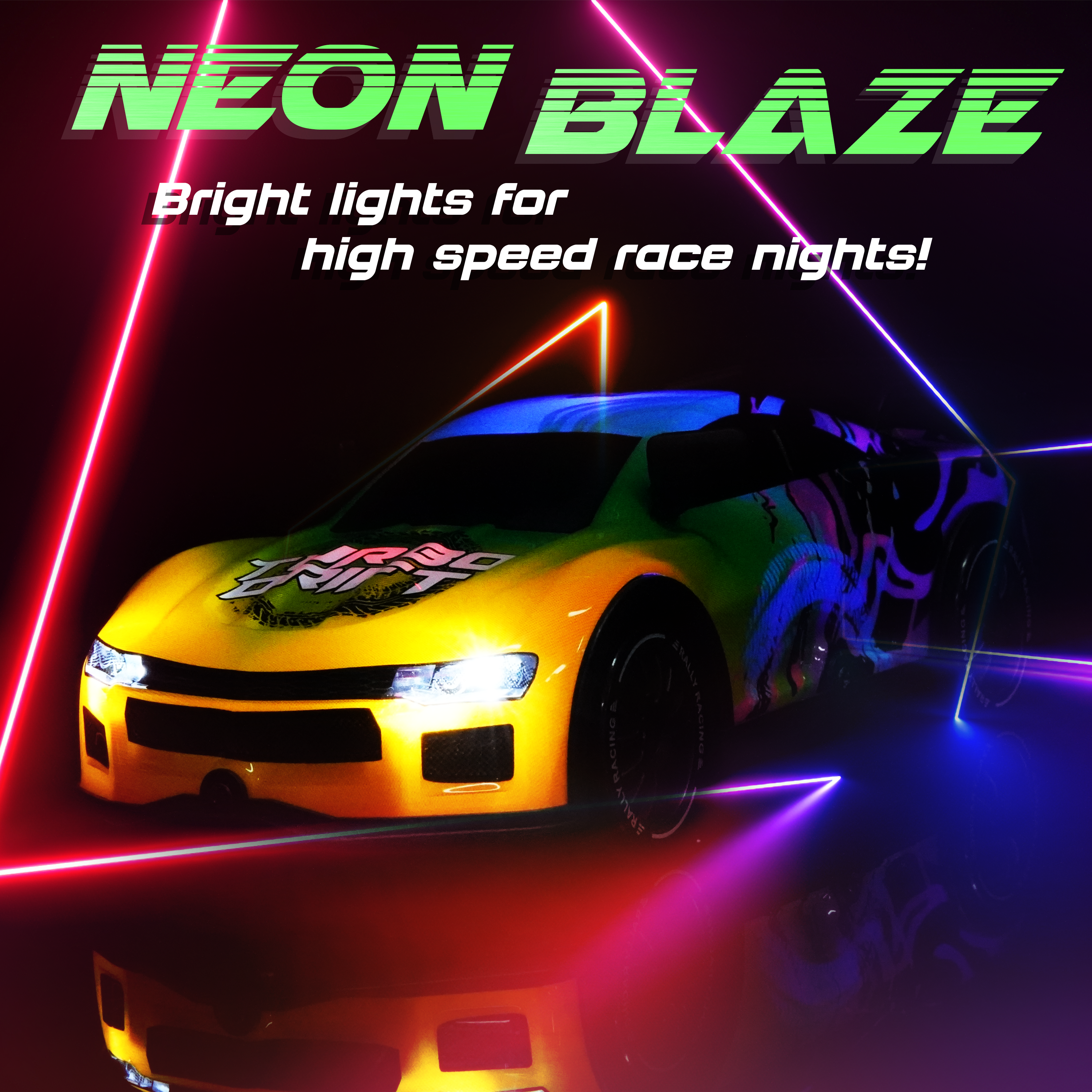 Force1 High-Speed Turbo Drift Racing Remote Control (RC) Car