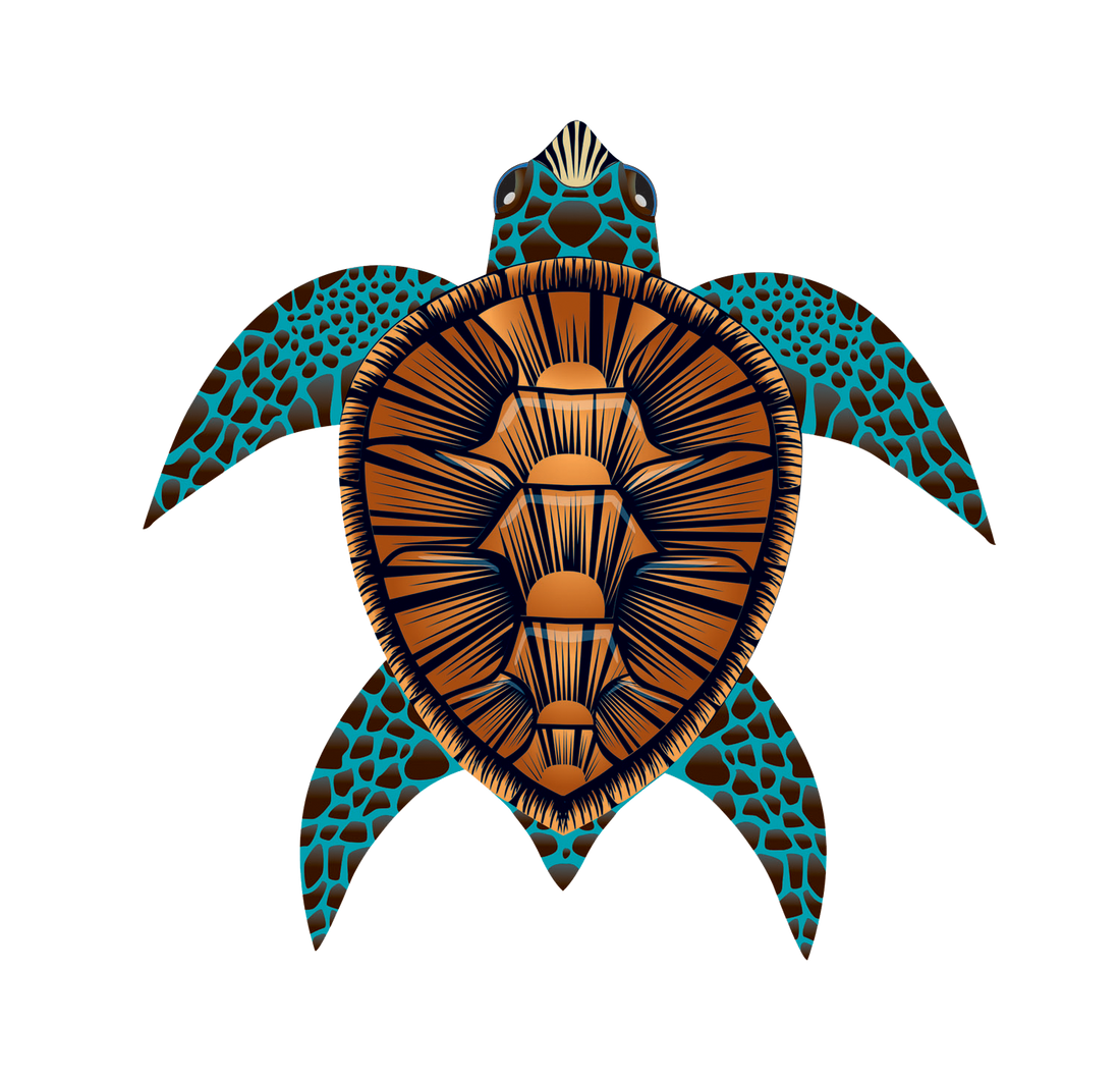 Kites - SeaLife Nylon 40 inch wide Turtle Kite