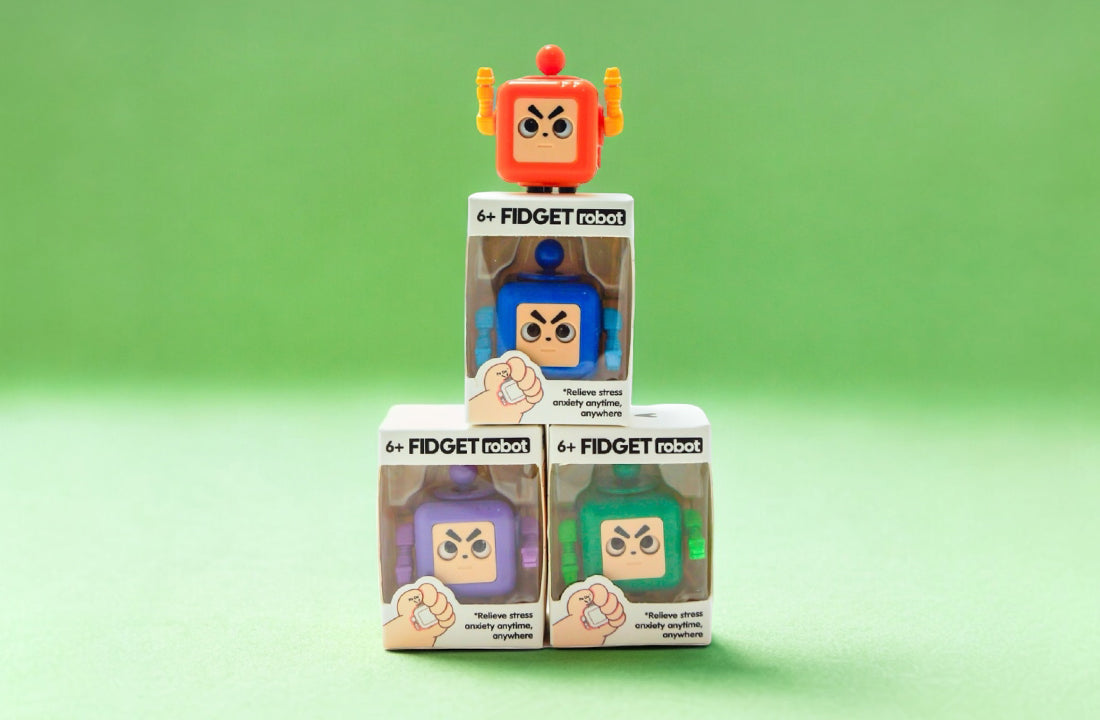 Robot Fidget Cube Toy 3