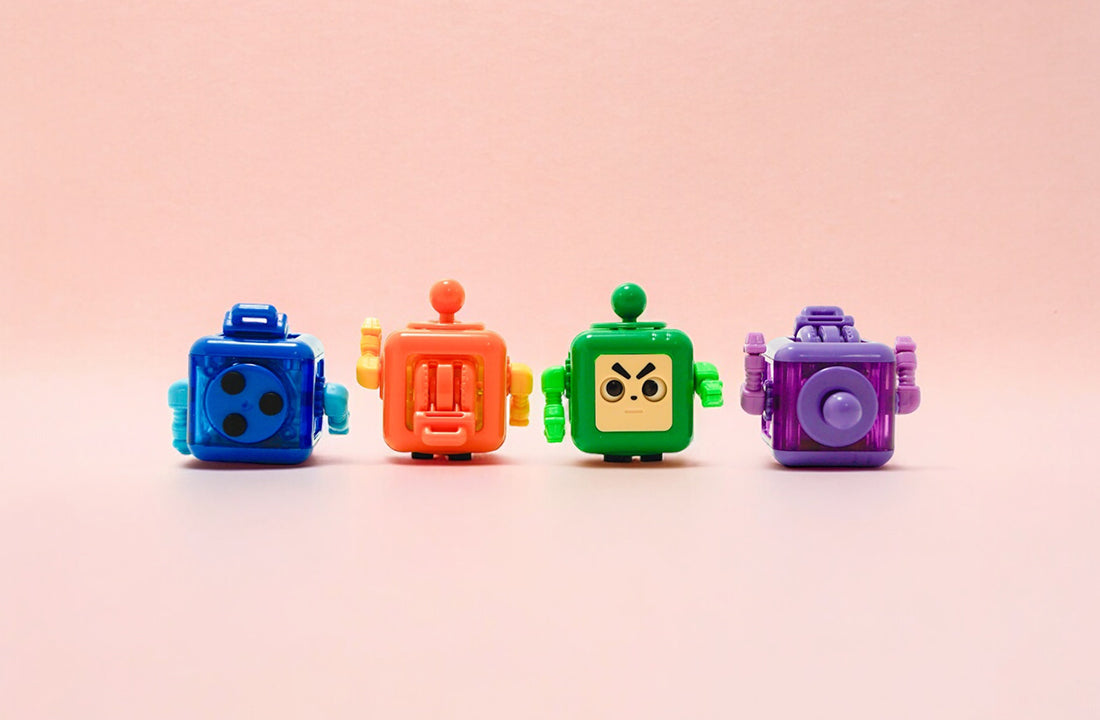 Robot Fidget Cube Toy 4