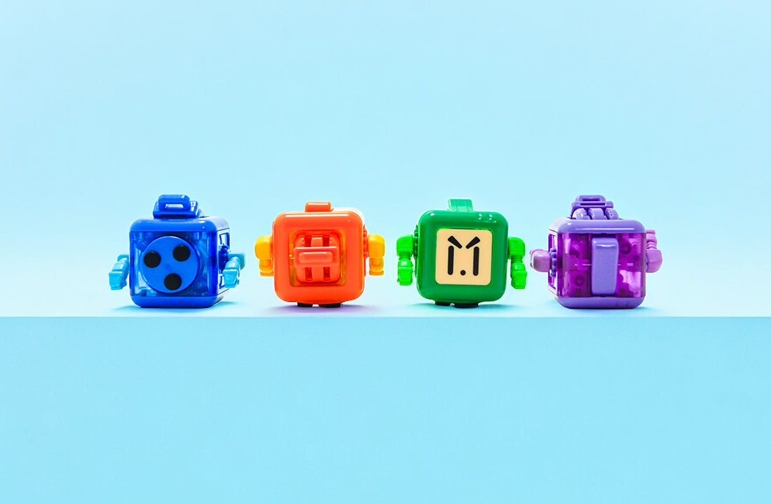 Robot Fidget Cube Toy 5