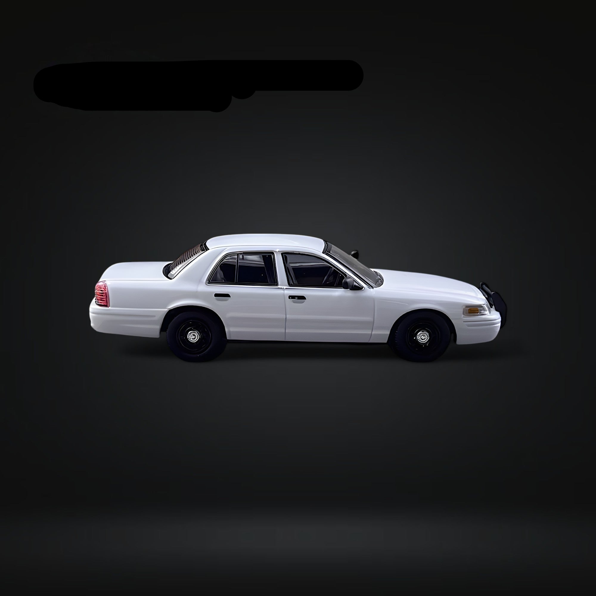 Ford Crown Victoria White Undercover Unmarked Police Car 1:64 by Rollin 3