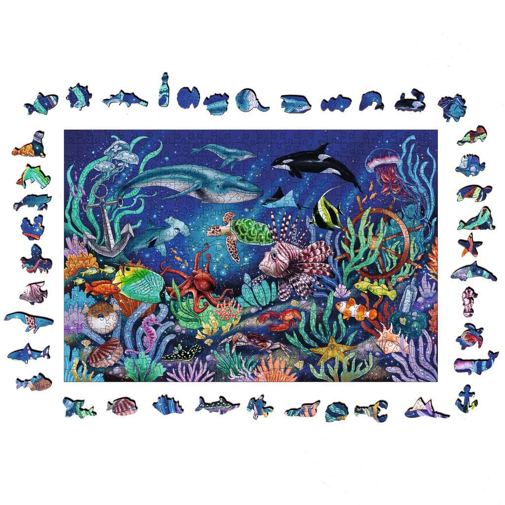 Under the Sea 500 Piece Wood Jigsaw Puzzle Ravensburger 3
