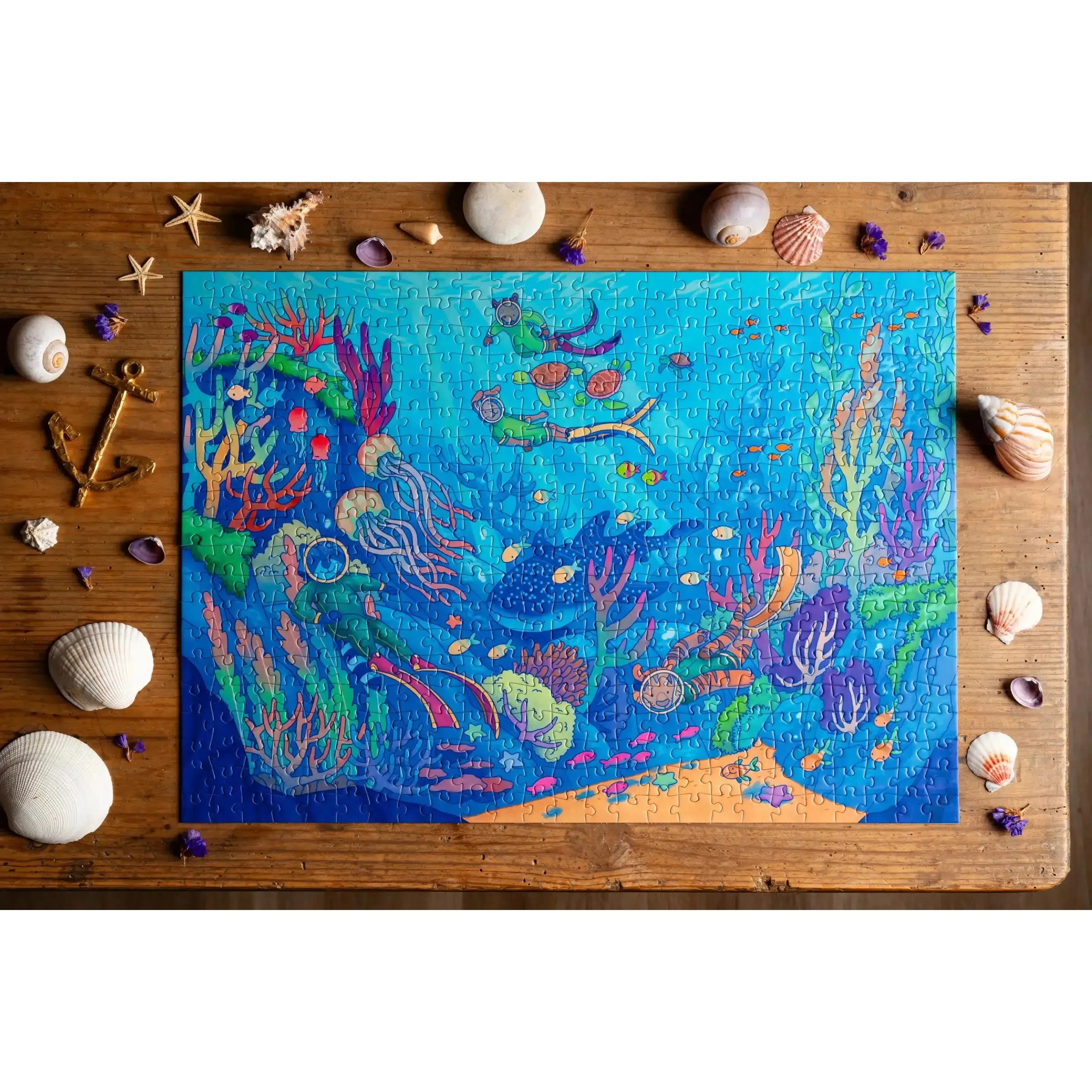 Underwater Exploration 500 Piece Premium Jigsaw Puzzle Trevell 2
