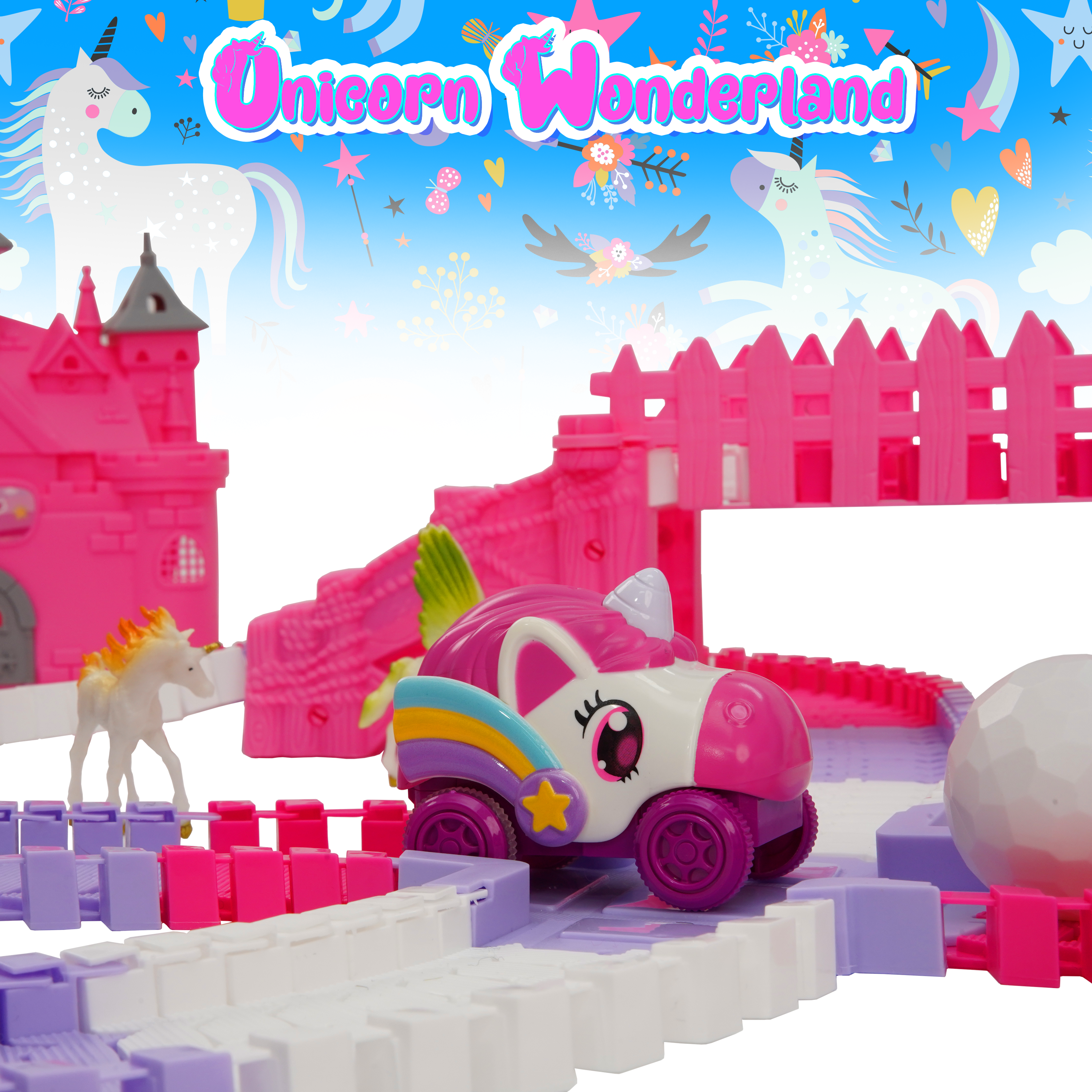 Unicorn Speedway Tracks – 252pc by USA Toyz  2