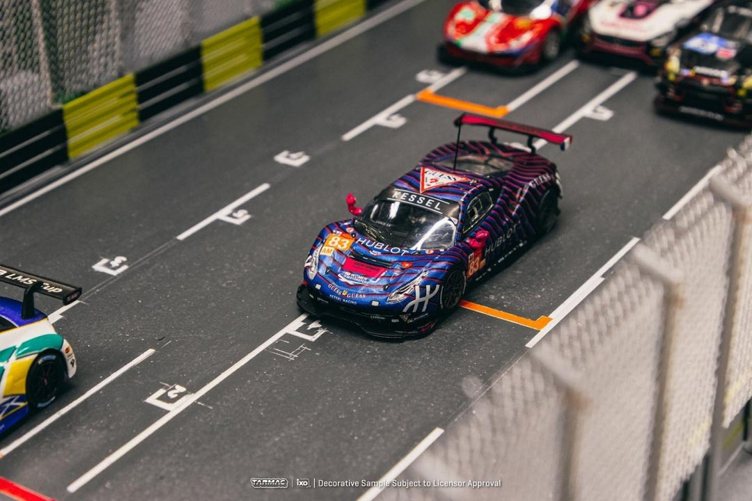 Ferrari 488 GTE 24h of Le Mans 2019 Frey / Gatting / Gostner #83 1:64 Diecast Scale - By Tarmac Works On the Track