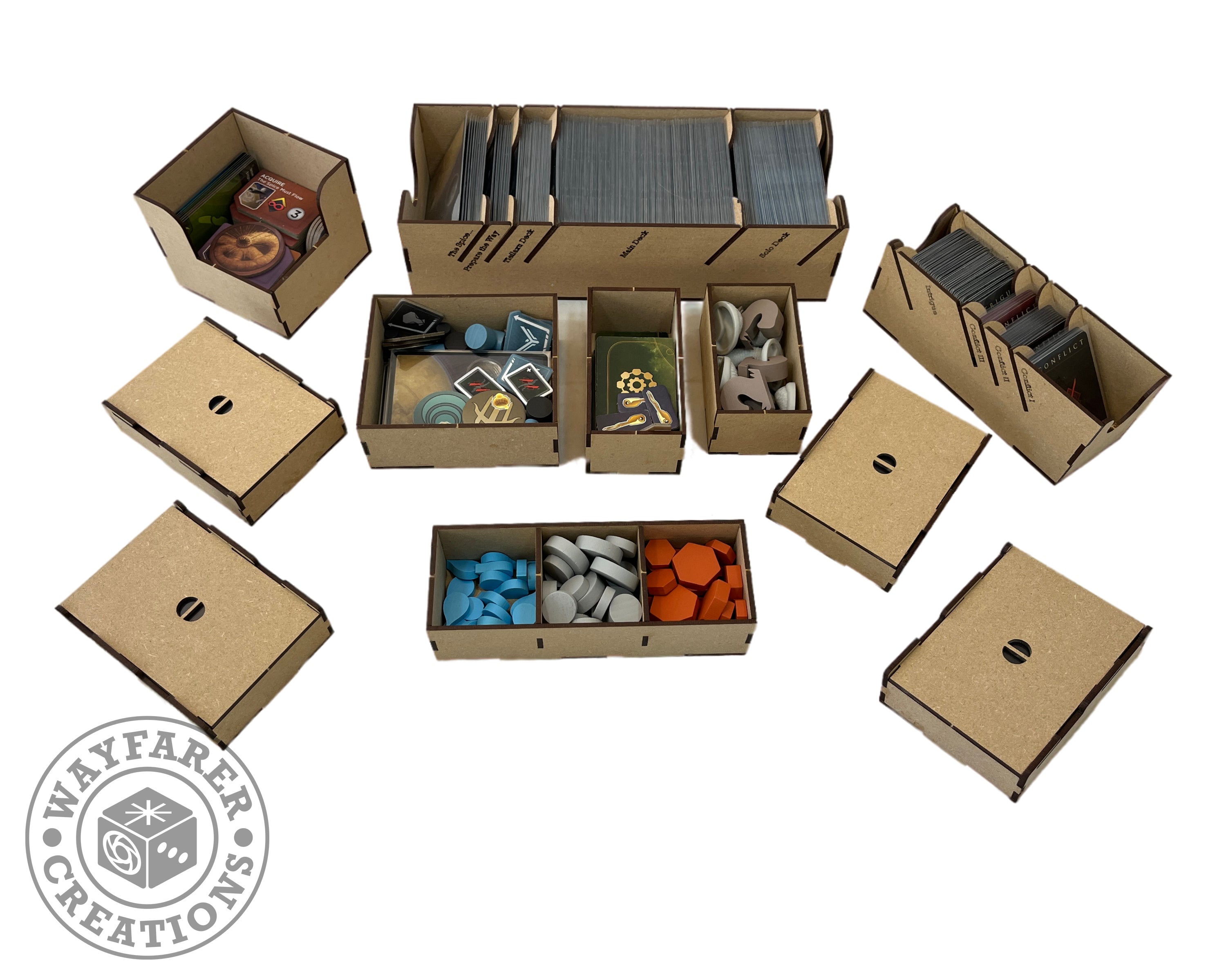Games - Dune Imperium Uprising Board Game Organizer Insert 3