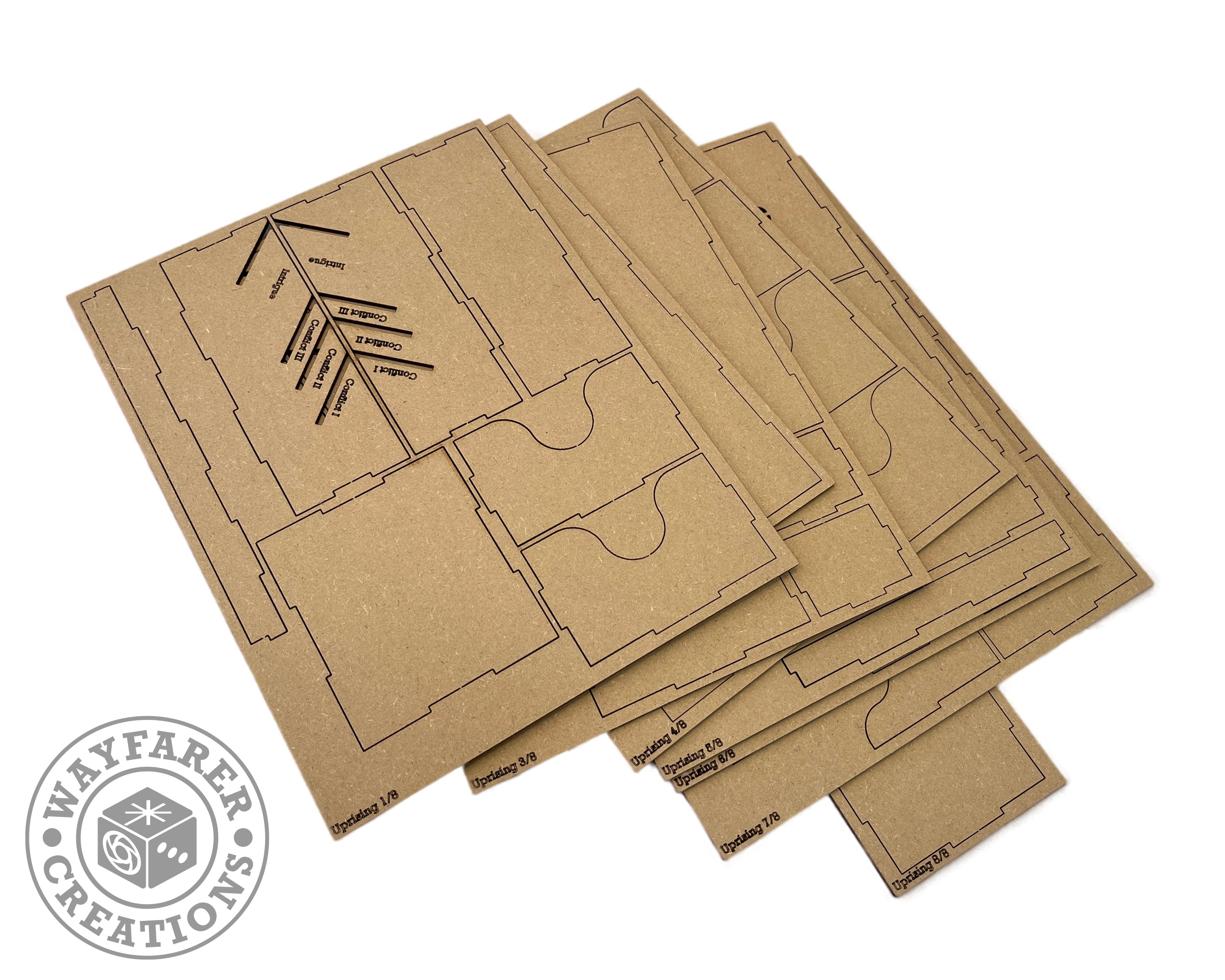 Games - Dune Imperium Uprising Board Game Organizer Insert 4