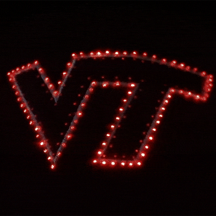 Virginia Tech Hokies Flashing Fiber Optic Cap-1