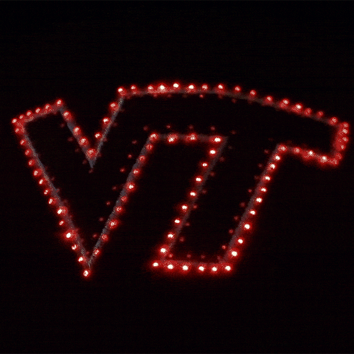 Virginia Tech Hokies Flashing Fiber Optic Cap-1
