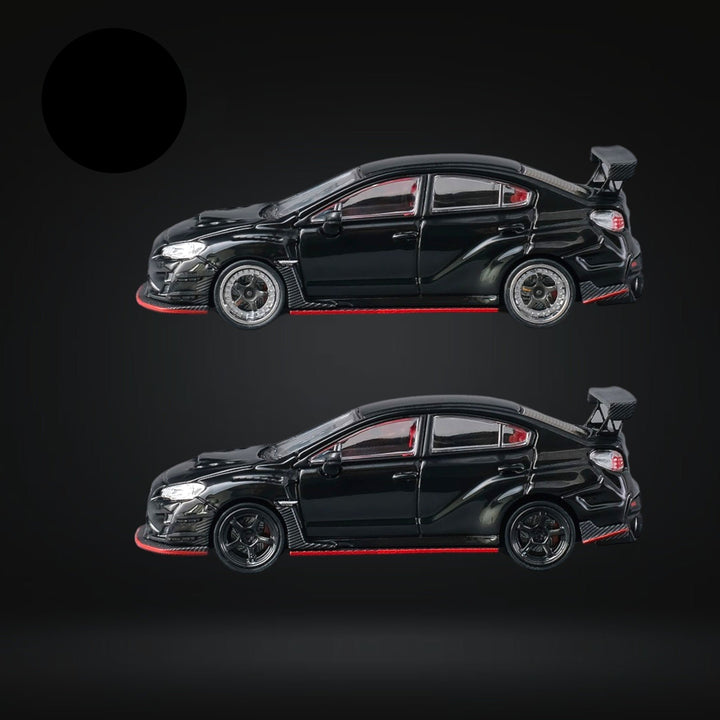 Subaru WRX S4 WideBody Kit Black 1:64 by CM Model CM64-WRX-03 Wheel Options View