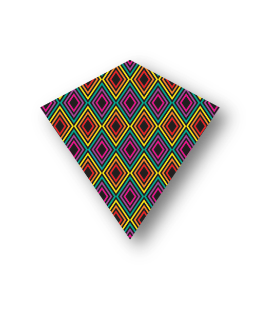Kites - 30" Nylon Wind Diamond Infinity