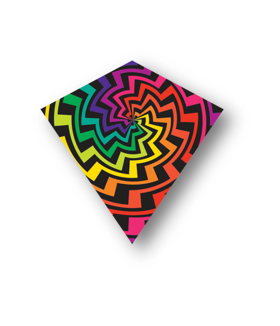 Kites - 30" Nylon Wind Diamond Spiral