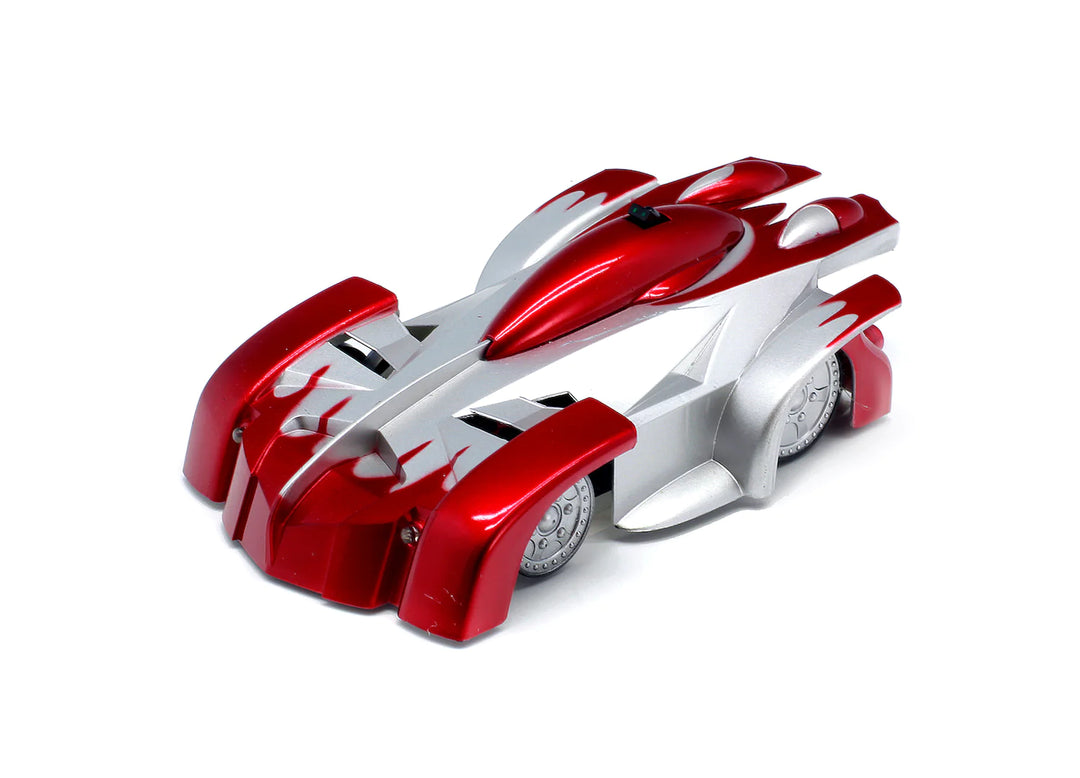Wall RacerX Remote Control Car by Buzz Retail in Red.