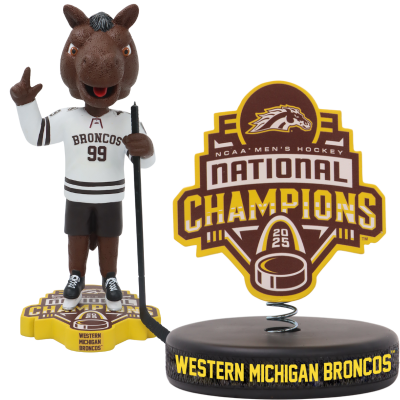 Western Michigan Broncos 2025 NCAA Men's Hockey National Champions Bobbleheads 4
