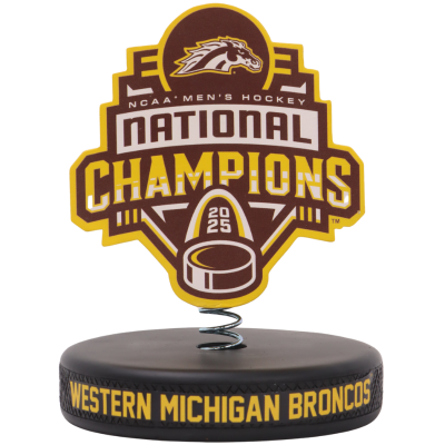 Western Michigan Broncos 2025 NCAA Men's Hockey National Champions Bobbleheads 3