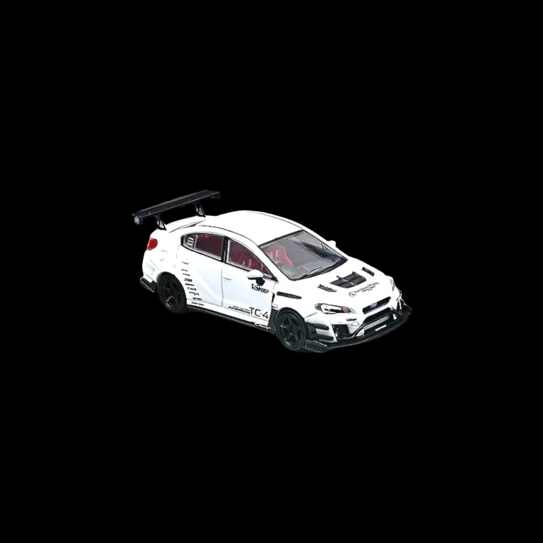 Subaru WRX S4 WideBody Kit White Varis 1:64 by CM Model CM64-WRX-02 Passenger Side View