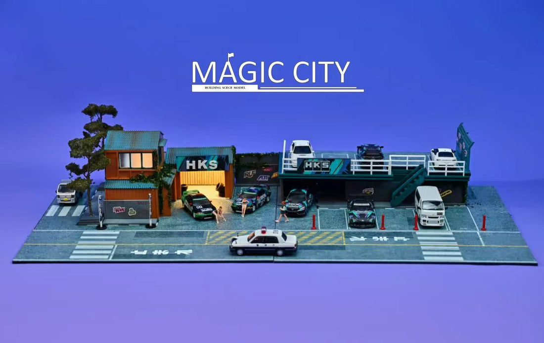 Magic City Diorama Japanese Architecture Scenes HKS 1:64