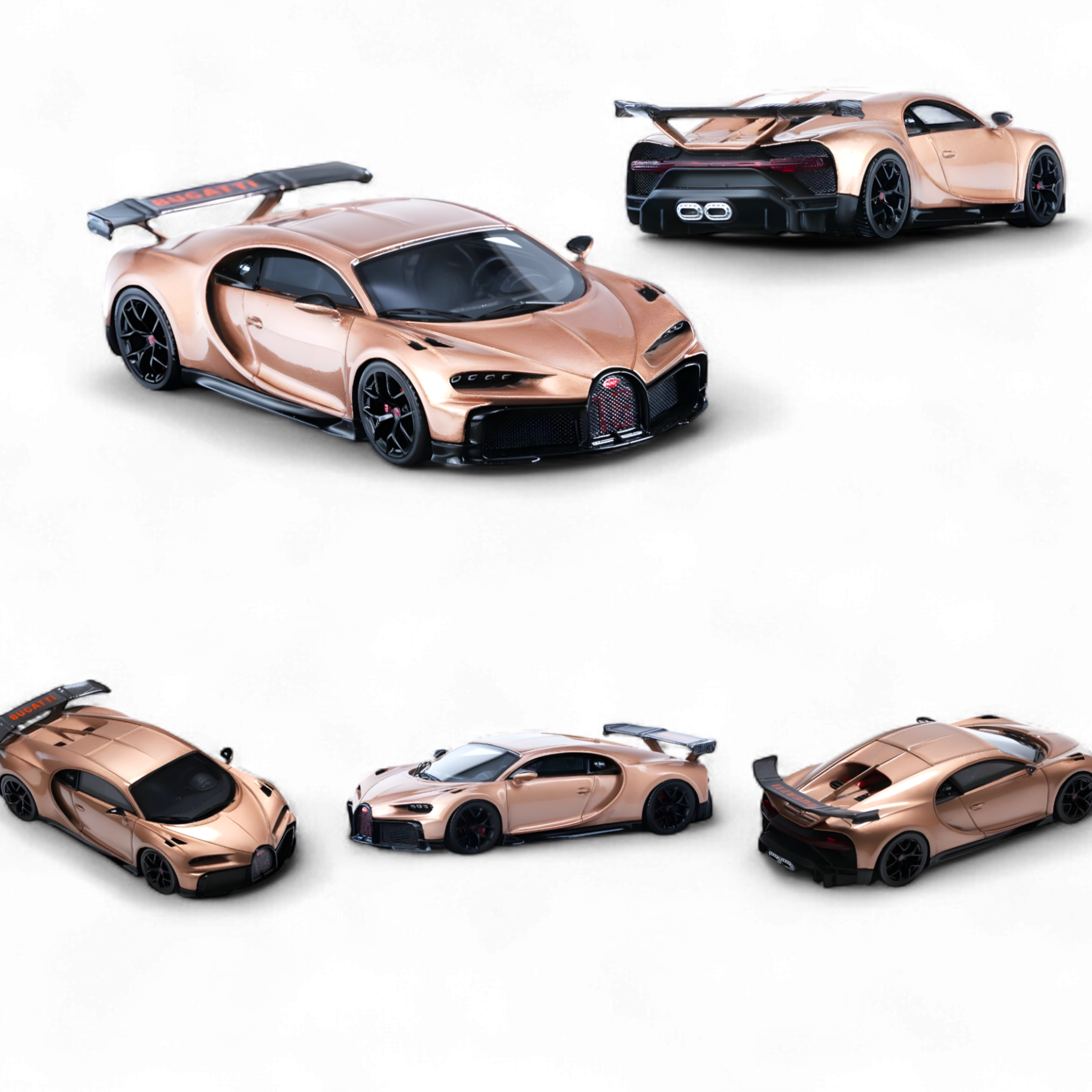 Bugatti Chiron PUR SPORT in Fantasy Rose Gold Limited to 299 Pcs 1:64 by YM Model