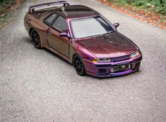 Nissan Skyline R32 GT-R 3rd Gen S-Tune Magic Purple 1:64 by Focal Horizon