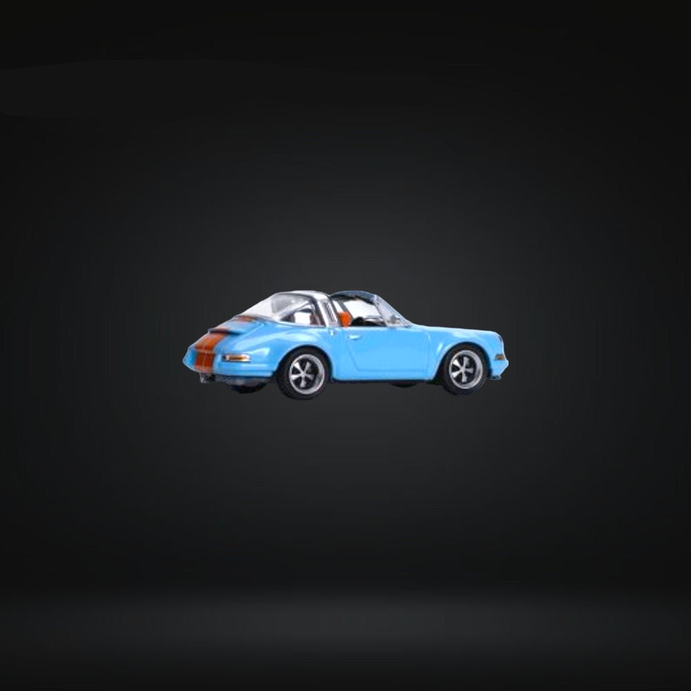 Porsche Singer Targa Gulf PR640078 1:64 by Pop Race Passenger Side View